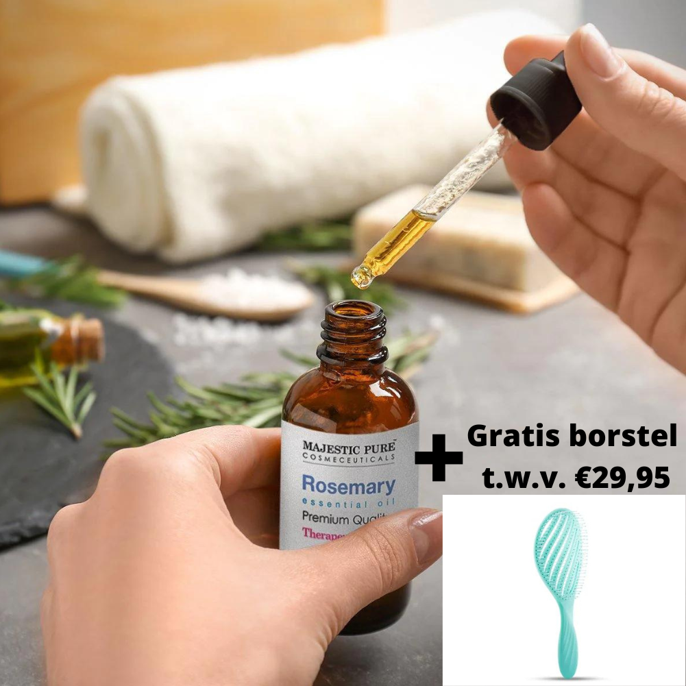 Rozemarijn olie™- Nooit meer last van kale plekken in je haar.