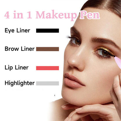 4-in-1 eyeliner pen™- Doe je make-up nu waar je wilt.